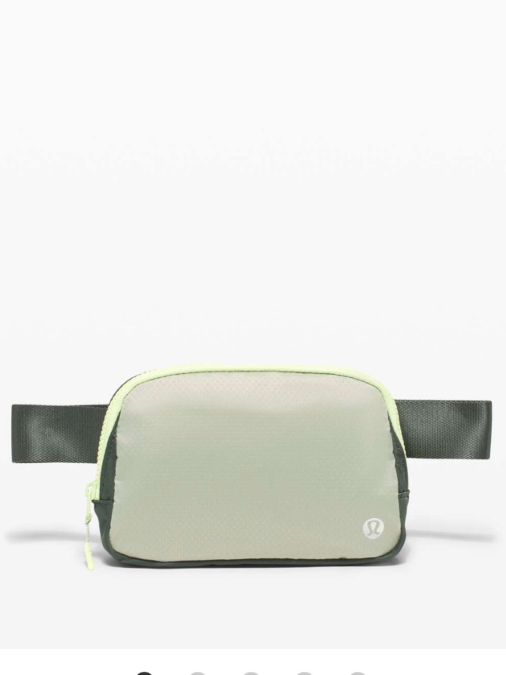 Lululemon Everywhere Belt Bag 1L in Green Fern / Smoked Spruce / Neo Mint